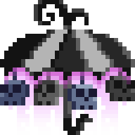 Darkest Skull Parasol
