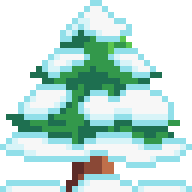 Snowy Tree Block