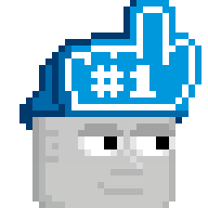 Cartoon Glove Hat Blue