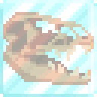 Dinosaur in Ice Block
