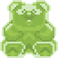 Gummy Bear Block - Green