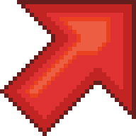 Big Old Diagonal Up Arrow