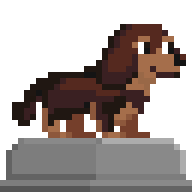 Dachshund Statue