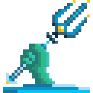 Aqua Trident Statue