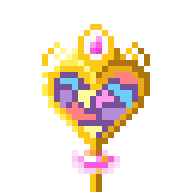 Golden Stained Glass Scepter