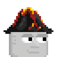 Red Volcanic Hat