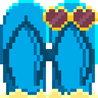 Slippers in Sand