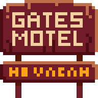Gates Motel Sign
