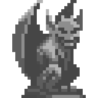 Stone Demon Statue