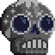 Black Calavera Skull