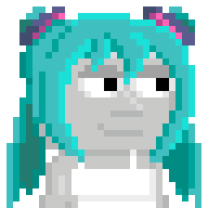 Kawaii Musician Twintails