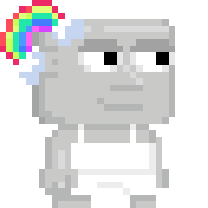 Rainbow Hair Pin