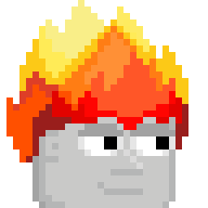 Ash's Fiery Hair