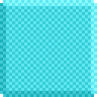 Fuzzy Pinata Block - Cyan