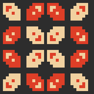 Batik Kawung Pattern Background