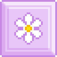 Pastel Purple Flower Block
