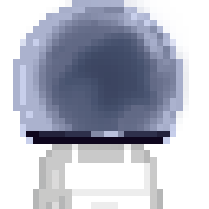 Black Crystal Ball Head