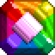 Rainbow Crystal Block