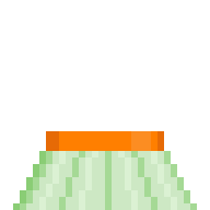 Green Hanbok Skirt