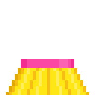 Yellow Hanbok Skirt