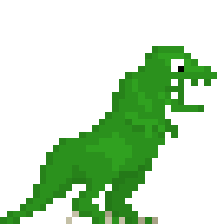 Green Pet Tyrannosaurus