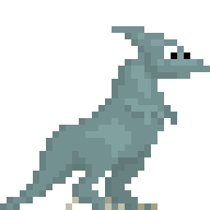 Grey Pet Pteranus Rex