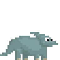 Grey Pet Pteratops