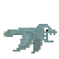 Grey Pet Tyranodon