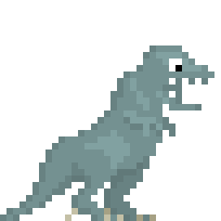Grey Pet Tyrannosaurus