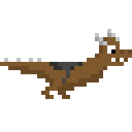 Brown Riding Raptor