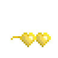 Golden Heart Glasses