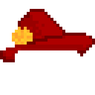 Red Brimmed Hat