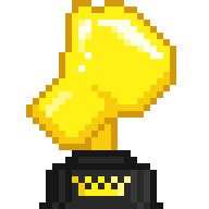 Balloon Warz Gold Trophy - Punch