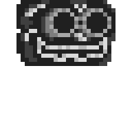 Neon Voodoo Mask - Pure White