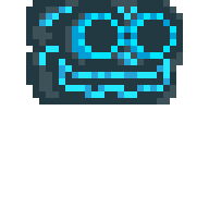 Neon Voodoo Mask - Electric Blue