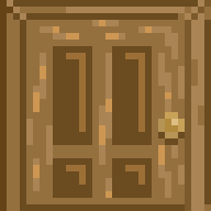 Log Cabin Door