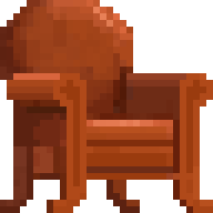 Overstuffed Vintage Leather Armchair