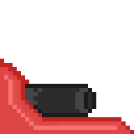 Starship Hull - EXT Roof Top Corner (R) (RED)