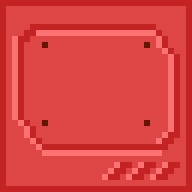 Starship Hull - EXT Bottom Wall (RED)