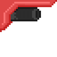 Starship Hull - EXT Bottom Wall Corner (R) (RED)