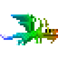 Ethereal Rainbow Dragon