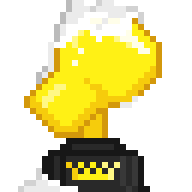 Balloon Warz Winter Gold Trophy - Punch