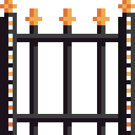 Baroque Iron Fence