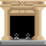 Sandstone Fireplace