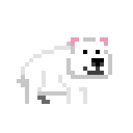 Cute Riding Polar Bear