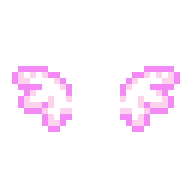 Pink Teeny Angel Wings